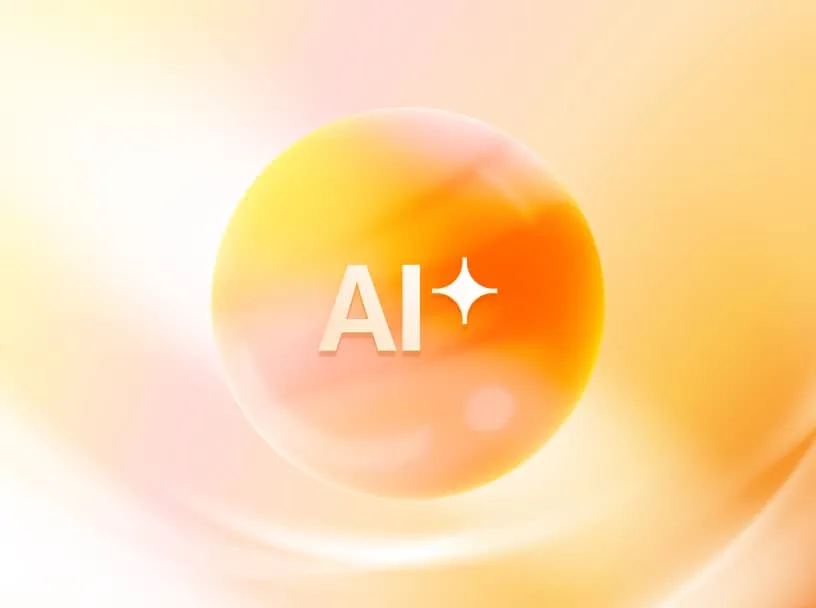 An orange icon featuring the letters 'AI'