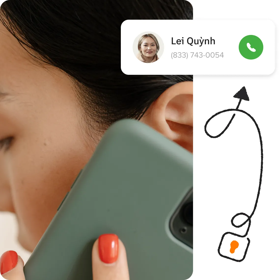 Les équipes passent des appels sécurisés avec l’application RingCentral sur leur téléphone portable