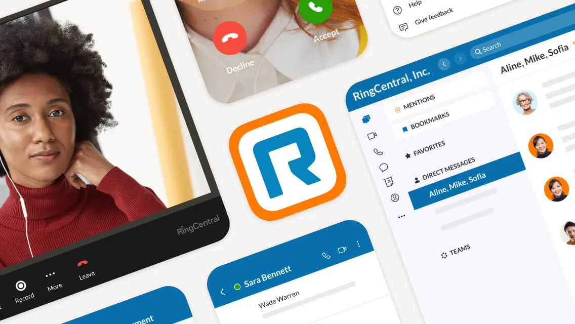 A glimpse of various communications products offered by RingCentral