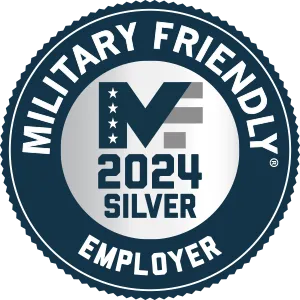 Military Friendly 2024 Silver Employer badge