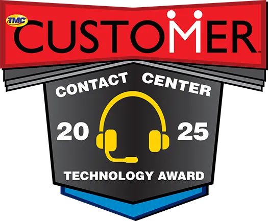 2025 Contact Center Technology Award Logo