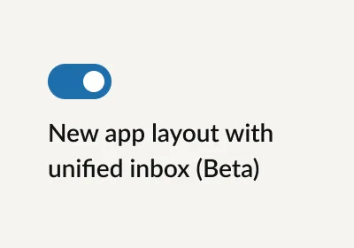 Enabled button for Productivity tools and Unified Inbox (beta) function
