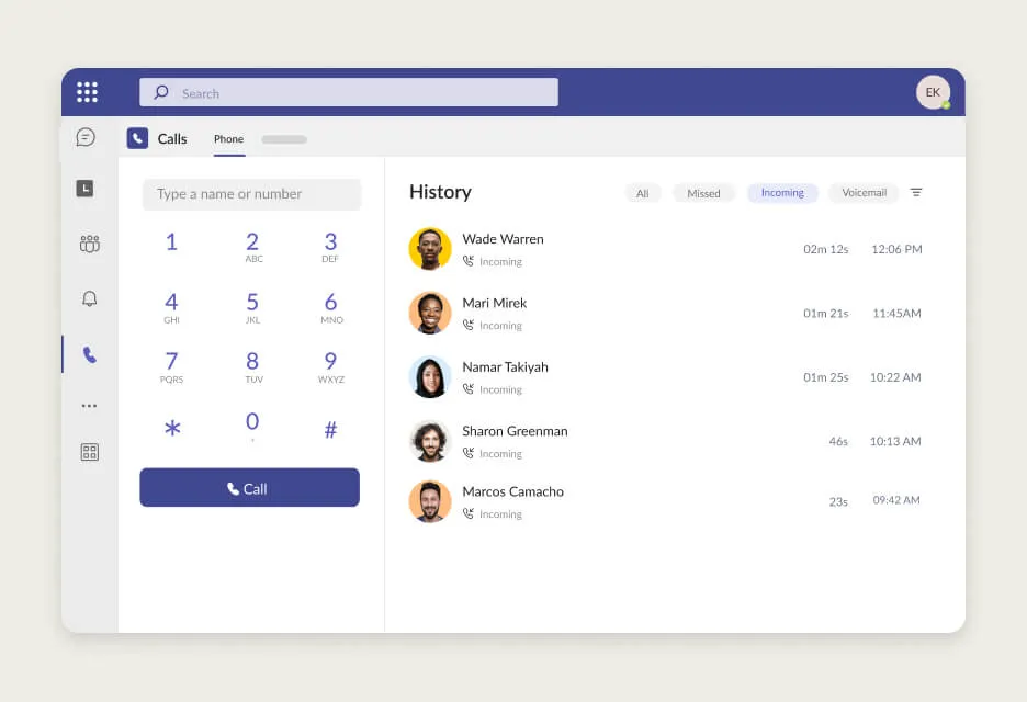 L'intégration de l'application RingCentral dans Microsoft Teams