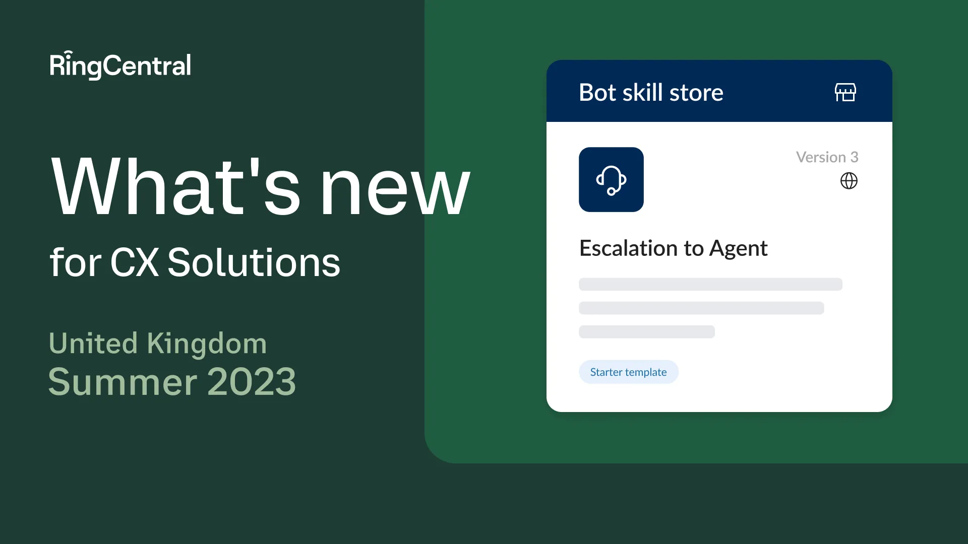 Video: RingCentral's bot skills store update in Summer 2023