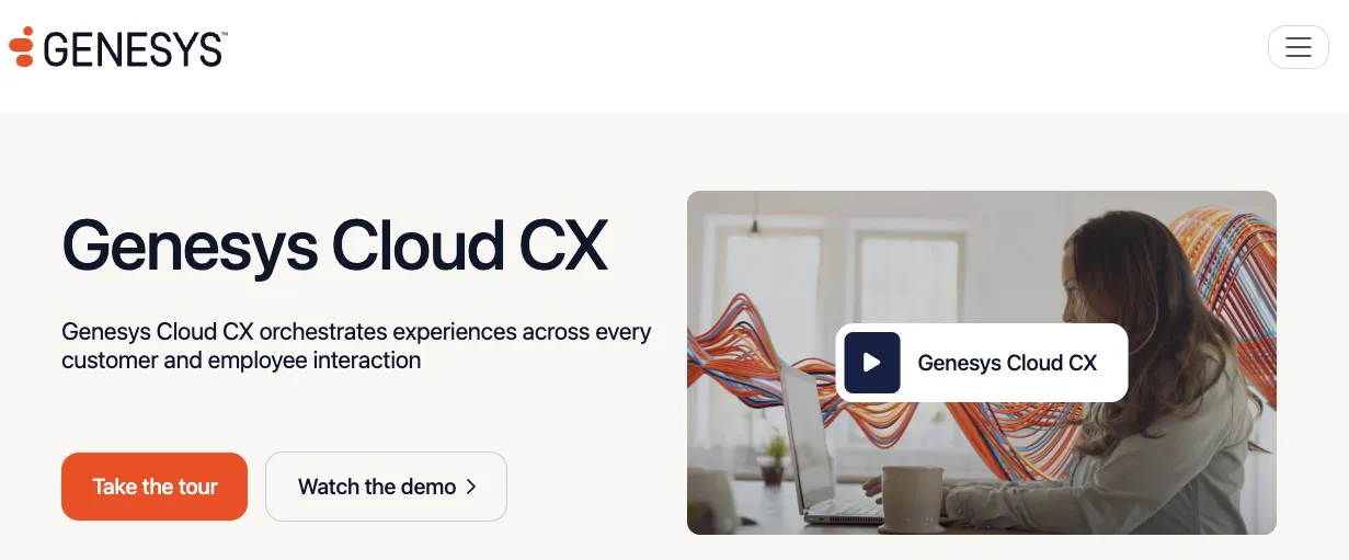Genesys Cloud CX is a robust contact center software option built for enterprise teams.