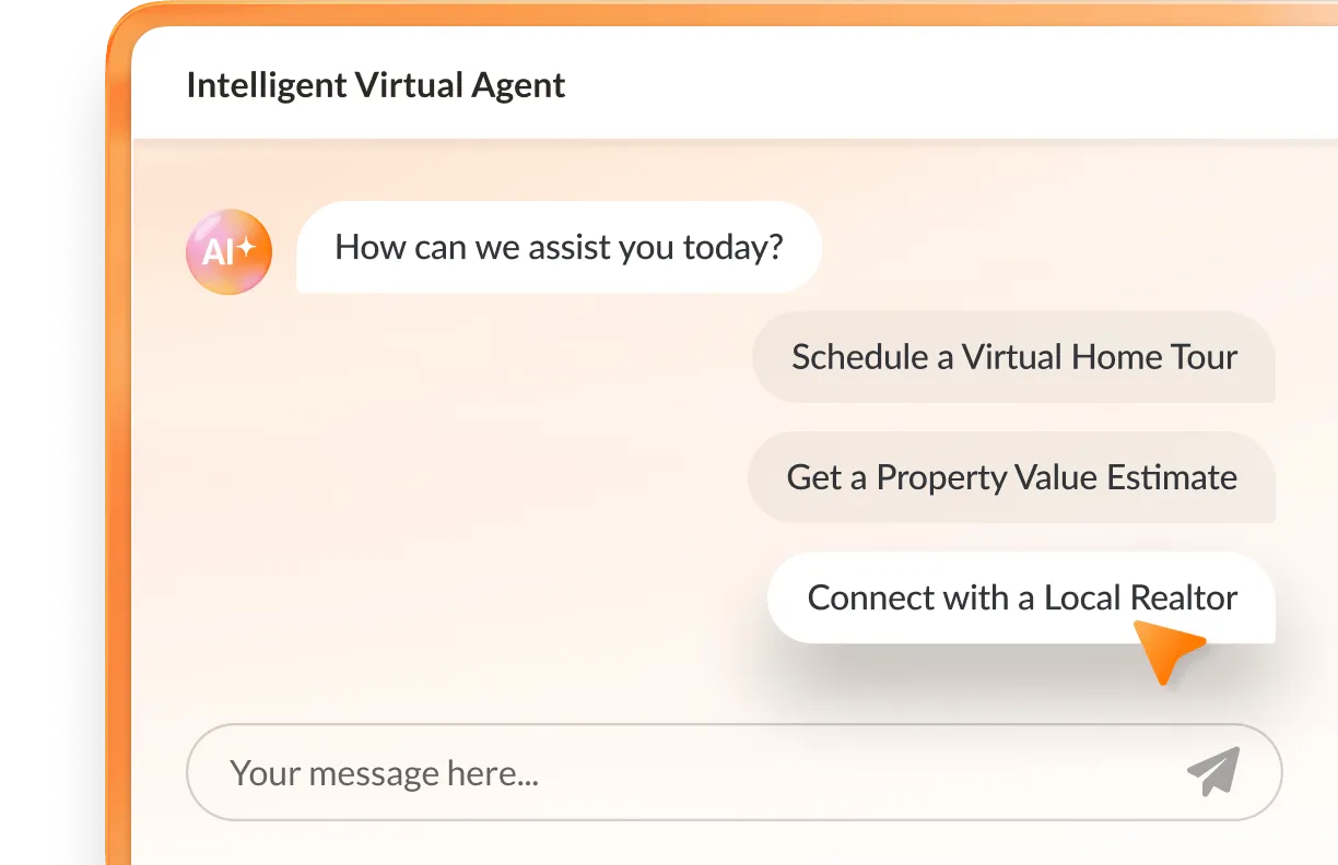 Intelligent virtual agent assisting a client