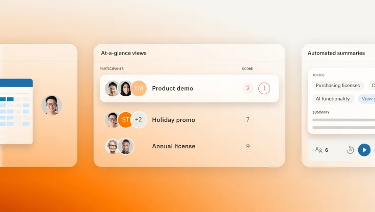Fonctionnalités RingSense for Sales