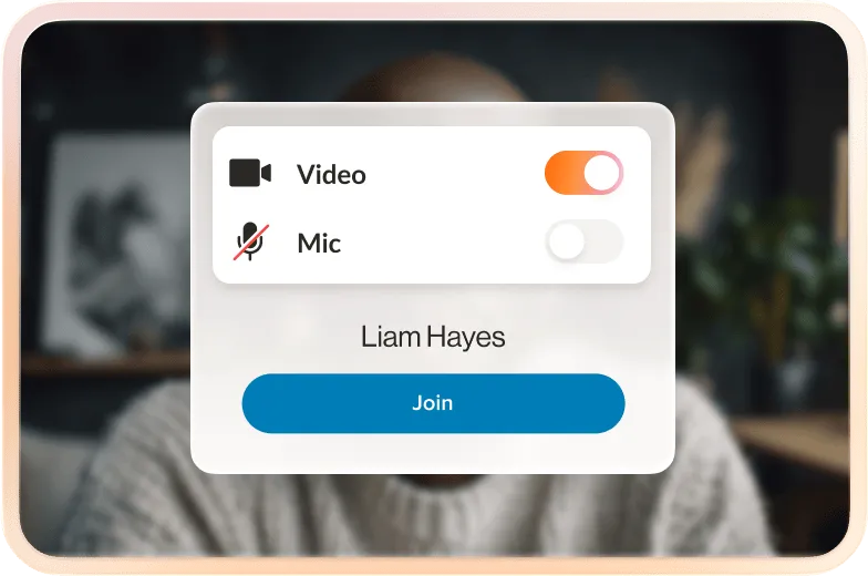 RingCentral recording share menu with permission and email options.
