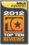 TopTenREVIEWS Gold Awardees for 2012 - RingCentral Fax and RingCentral Office