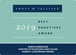 Frost & Sullivan bestows 2019 Market Leadership Award to RingCentral - Logo