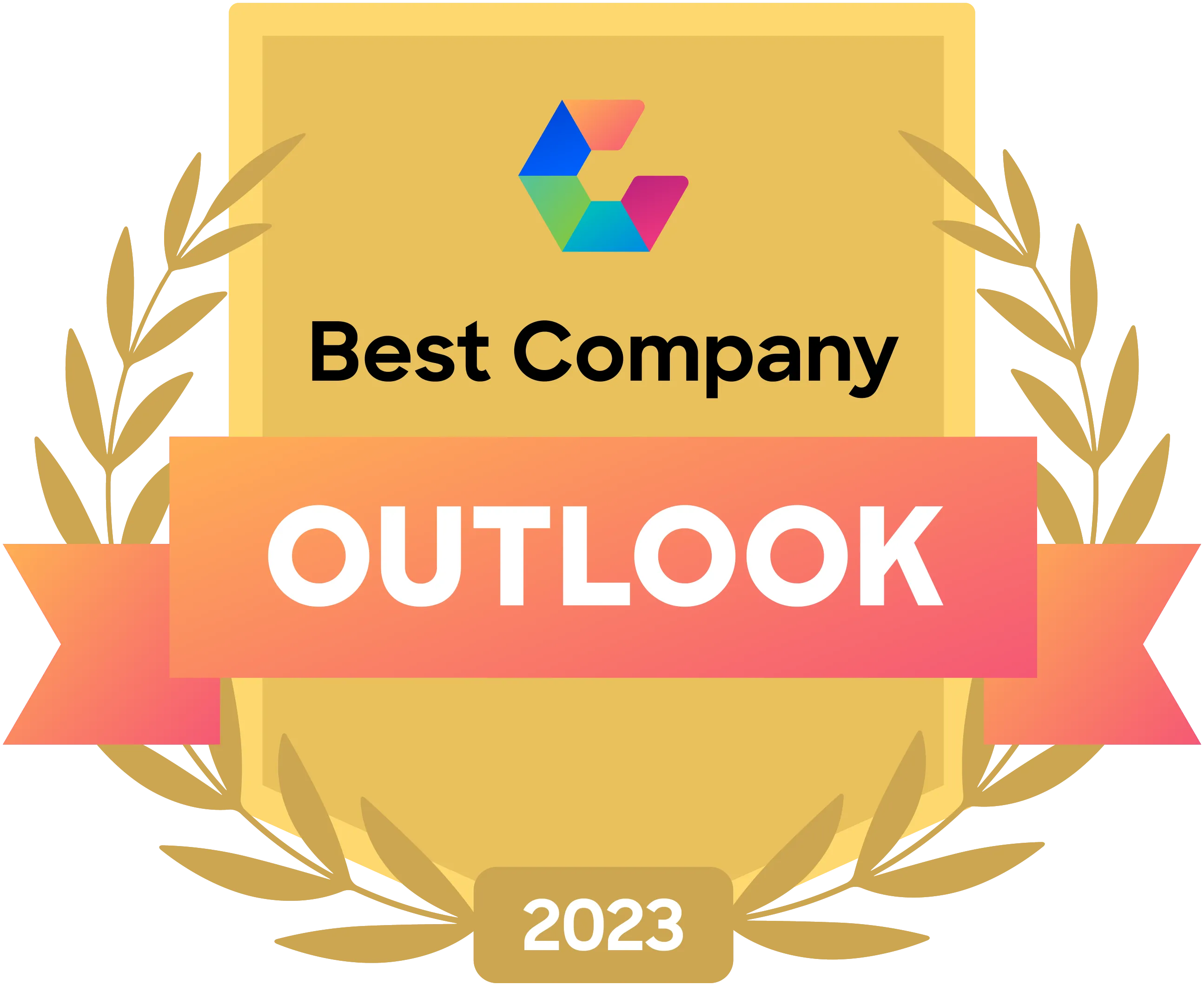 Comparably Best Company Outlook logo