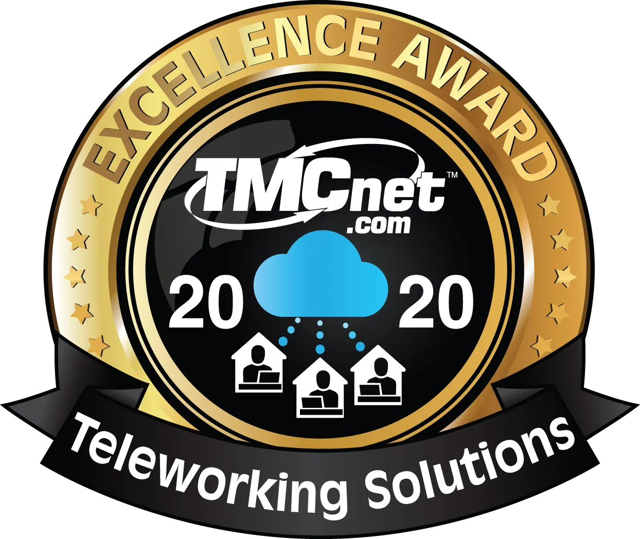 2020 TMCnet Teleworking Solutions Excellence Award - Logo