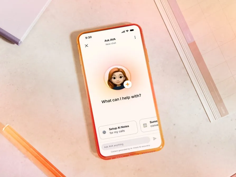 RingCentral smart assistant feature on mobile app